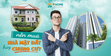 Nên mua nhà mặt đất hay chung cư ?