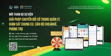 Thư Mời Tham Dự Sự Kiện Kết Nối Ý Tưởng Với Chủ Đề: “GIẢI PHÁP CHUYỂN ĐỔI SỐ TRONG QUẢN LÝ, GIÁM SÁT CHUNG CƯ, CĂN HỘ CHO THUÊ, PHÒNG TRỌ”